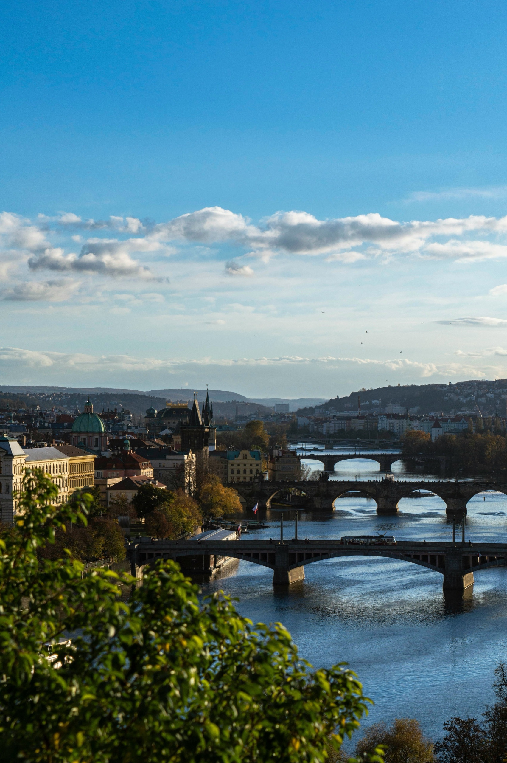 Prag im goldenen Abendlicht